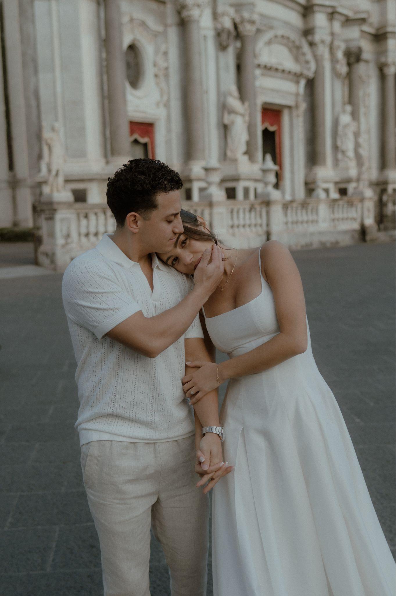 Emilia and Salvatore engagement photo 10 in Catania, Sicily