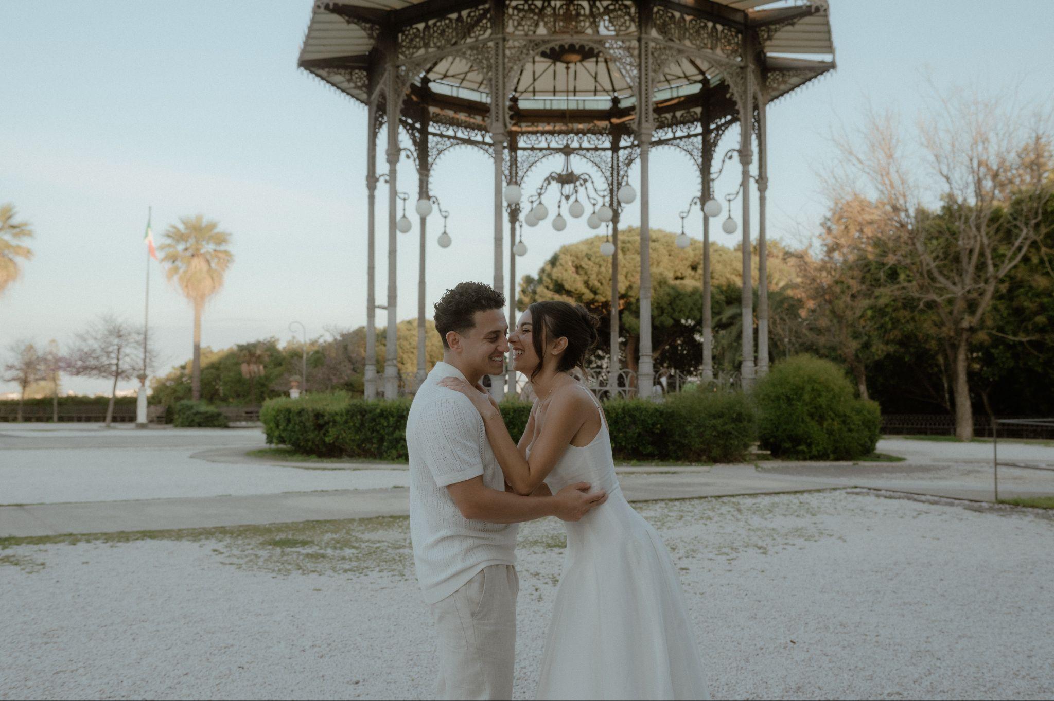 Emilia and Salvatore engagement photo 20 in Catania, Sicily