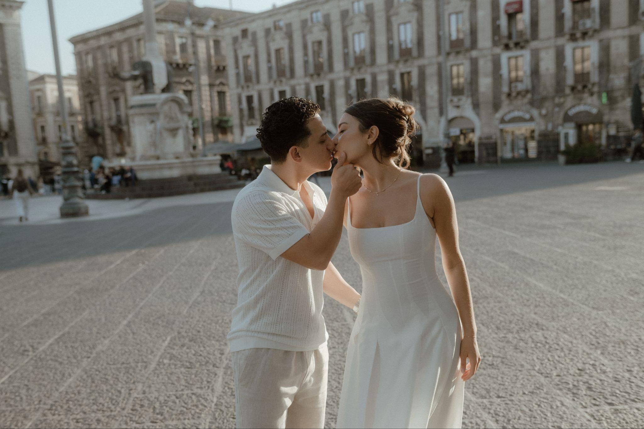 Emilia and Salvatore engagement photo 11 in Catania, Sicily