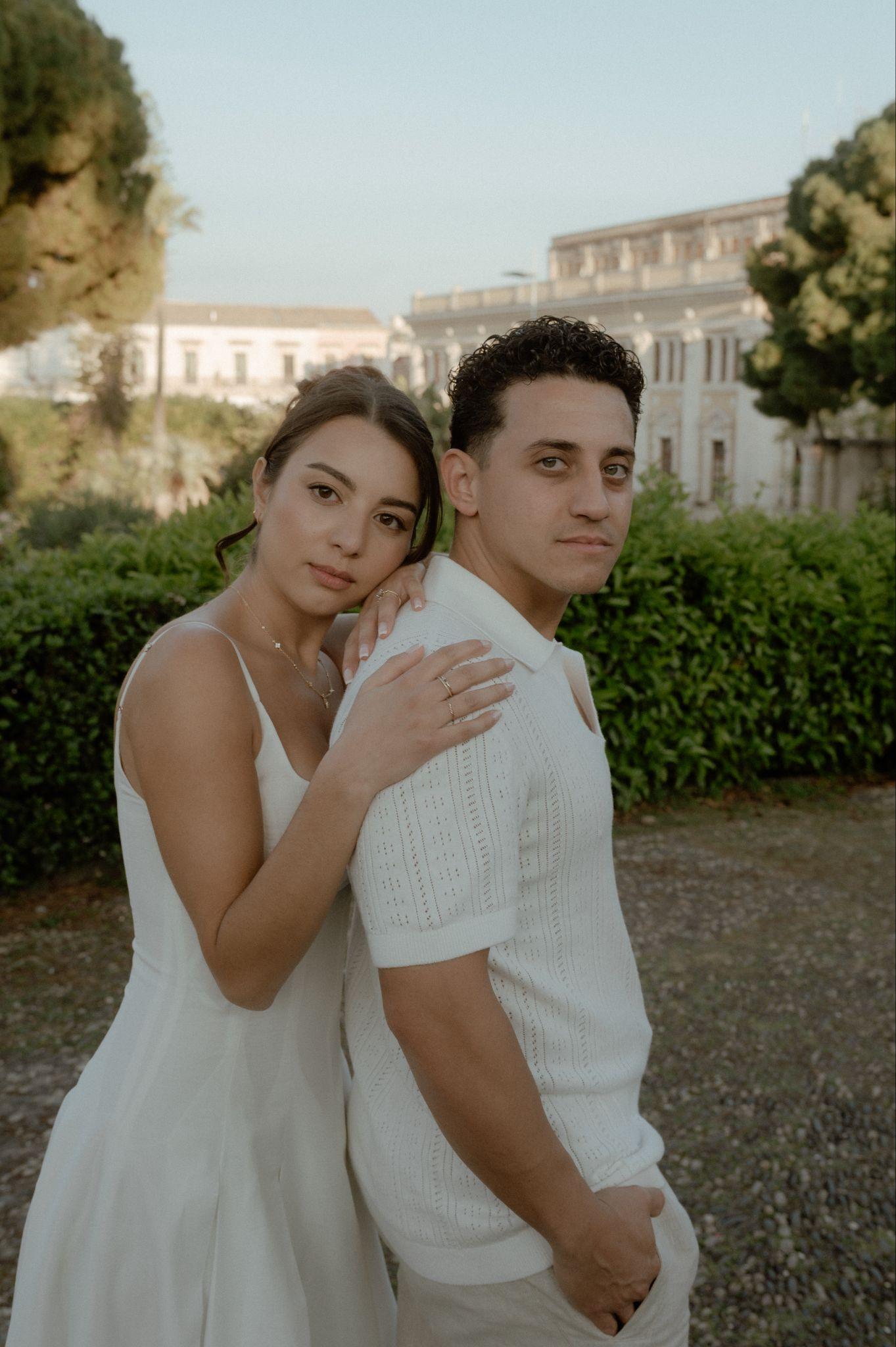 Emilia and Salvatore engagement photo 17 in Catania, Sicily