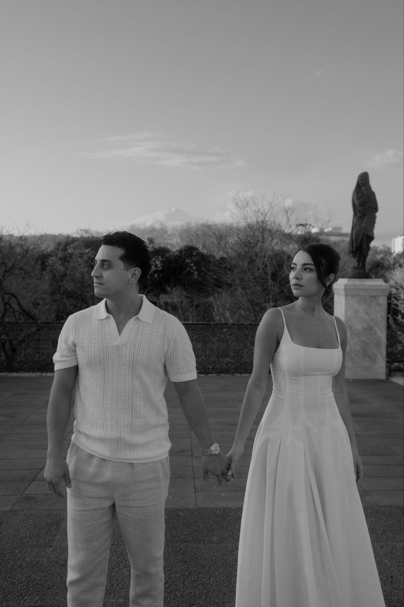 Emilia and Salvatore engagement photo 15 in Catania, Sicily